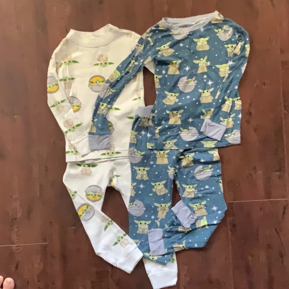 Yoda Star Wars toddler soft pajama bundle